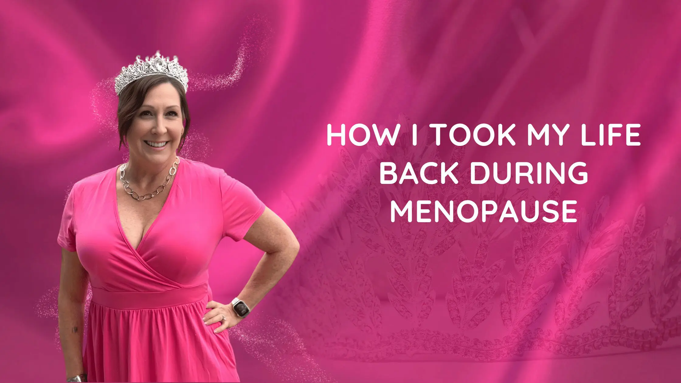 Lisa R. Triggs sharing how self-love during menopause helped her take her life back
